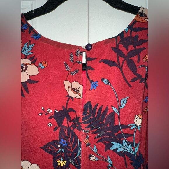 ModCloth Women’s Pleated Floral Sleeveless‎ Shift Dress Size S - Picture 7 of 9